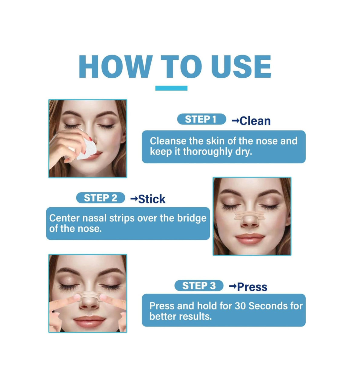 Nasal Strips: 30 Pcs/Box TECHNOLOGIA