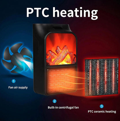 Portable Flame Electric Heater